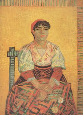 Vincent Van Gogh Italian Woman (nn04) china oil painting image